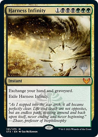 Harness Infinity (Promo Pack) [Strixhaven: School of Mages Promos] Foil