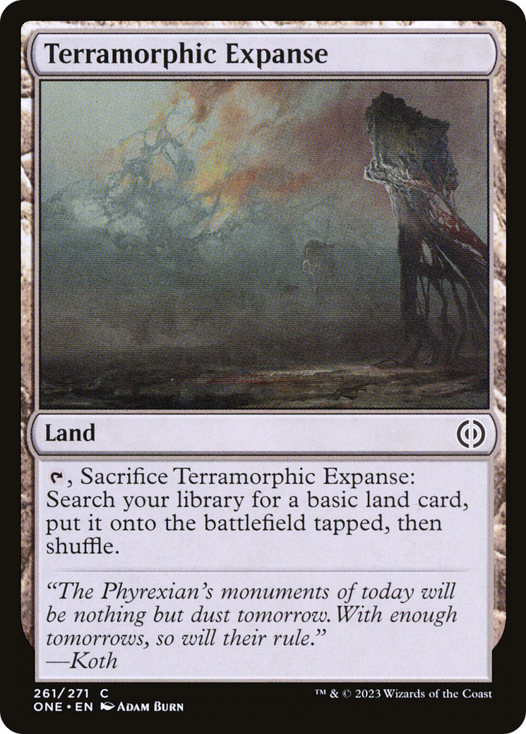 Terramorphic Expanse [Phyrexia: All Will Be One] Foil