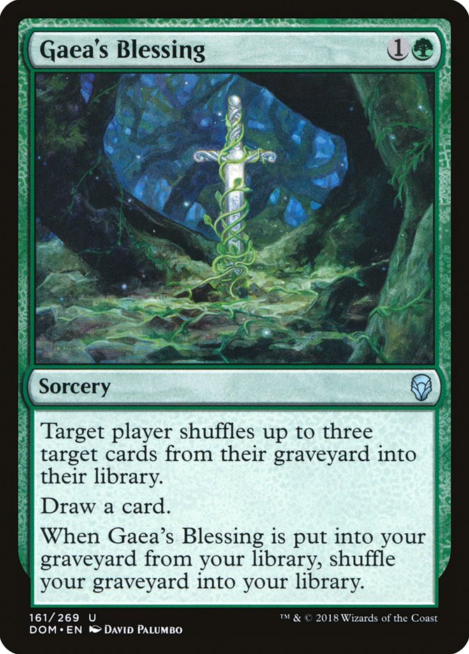 Gaea's Blessing [Dominaria] Foil
