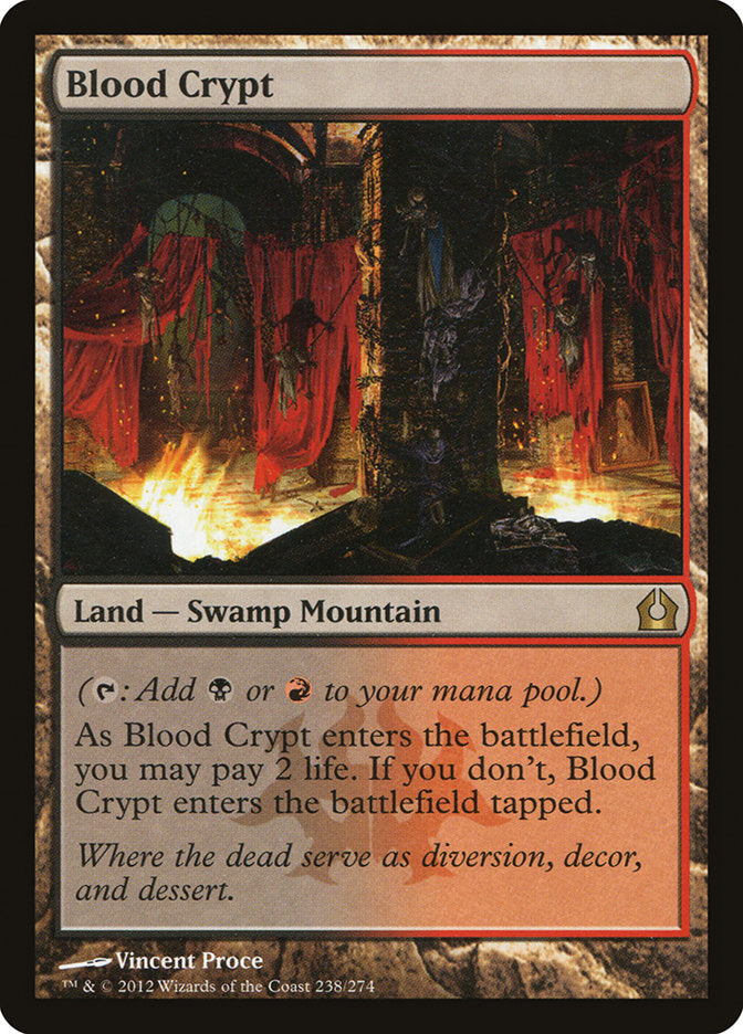 Blood Crypt [Return to Ravnica] Foil