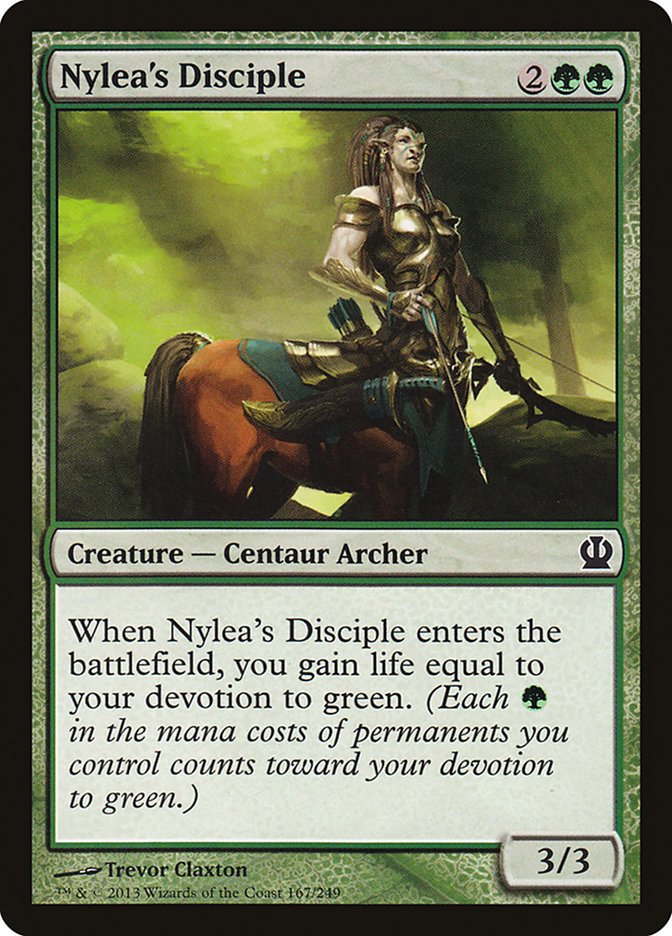 Nylea's Disciple [Theros] Foil