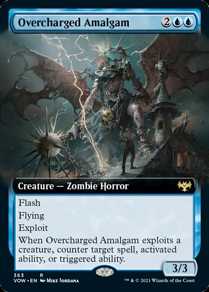 Overcharged Amalgam (Extended Art) [Innistrad: Crimson Vow] Foil