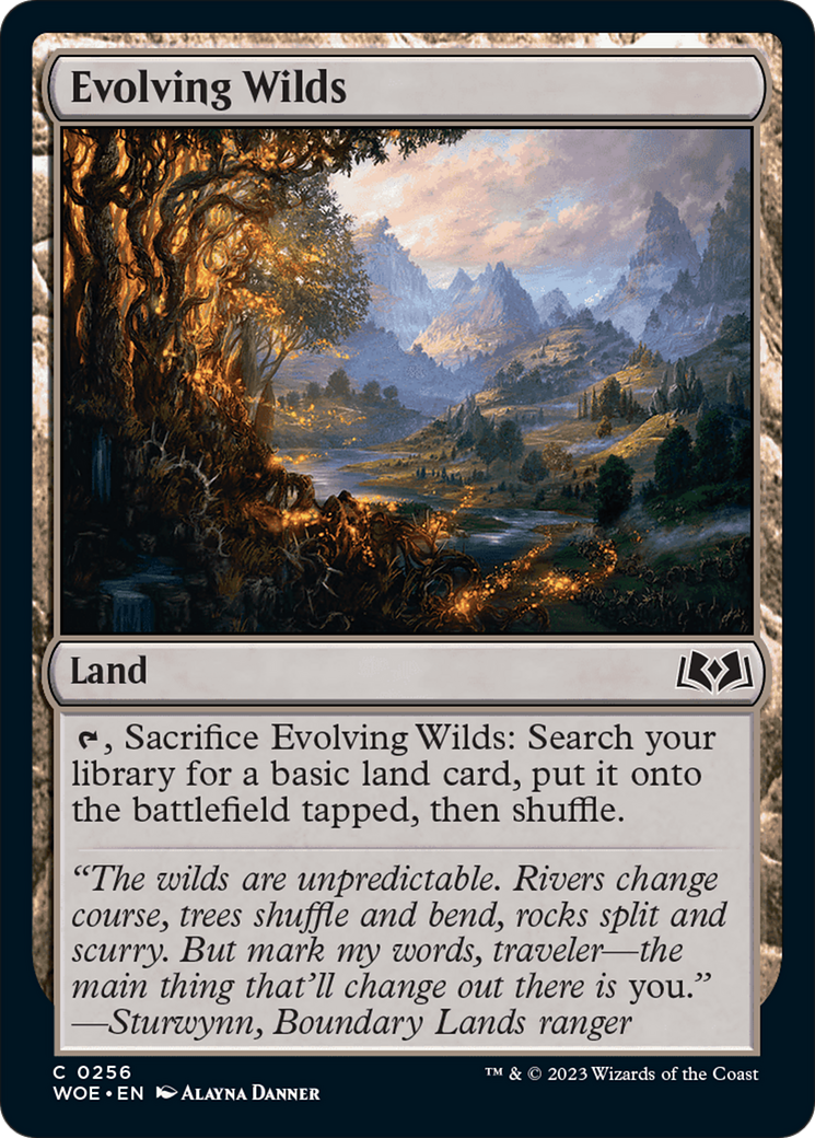 Evolving Wilds [Wilds of Eldraine] Foil