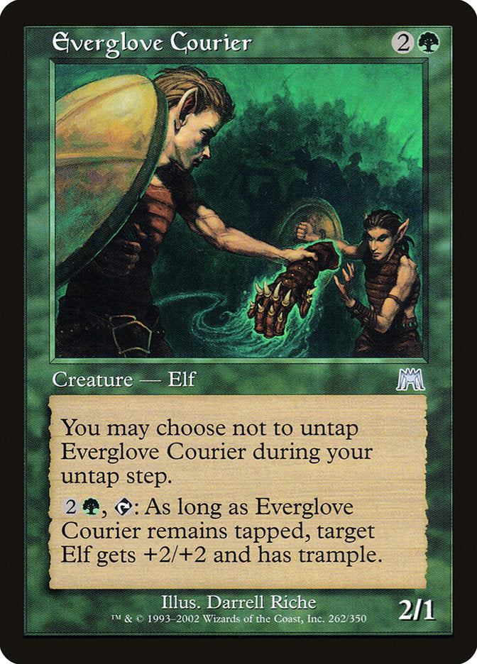 Everglove Courier [Onslaught] Foil