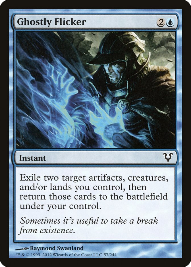 Ghostly Flicker [Avacyn Restored] Foil