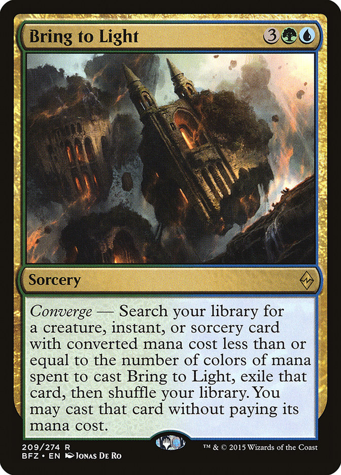 Bring to Light [Battle for Zendikar] Foil