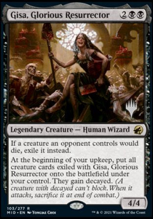 Gisa, Glorious Resurrector (Promo Pack) [Innistrad: Midnight Hunt Promos] Foil