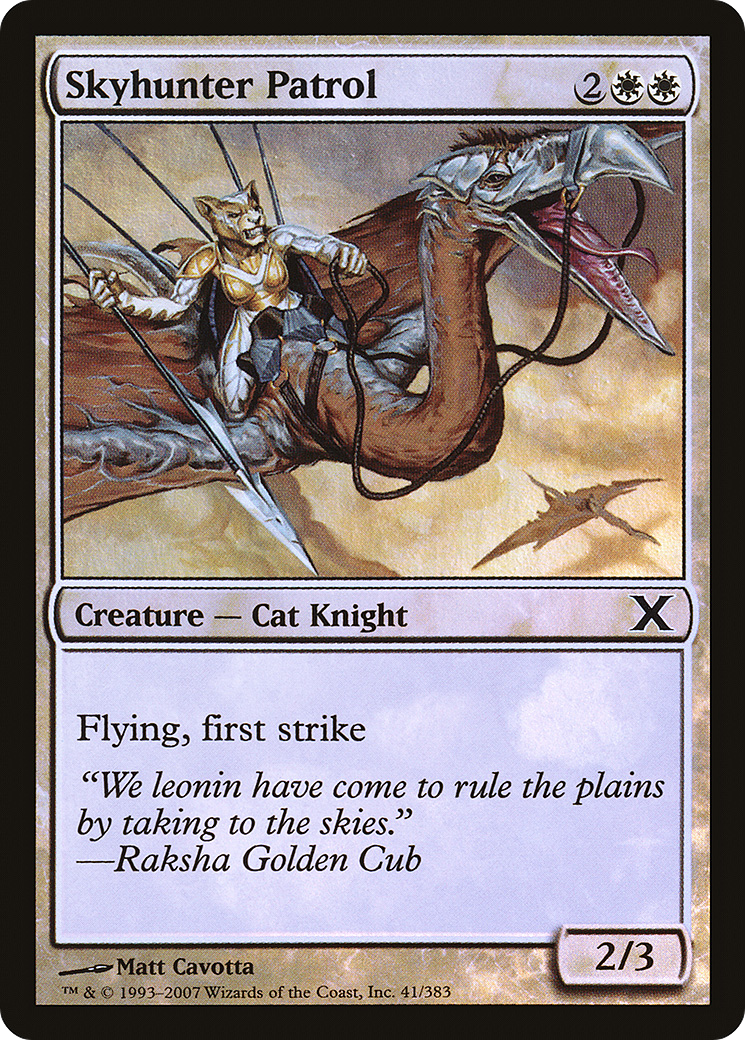 Skyhunter Patrol  [Tenth Edition] Foil