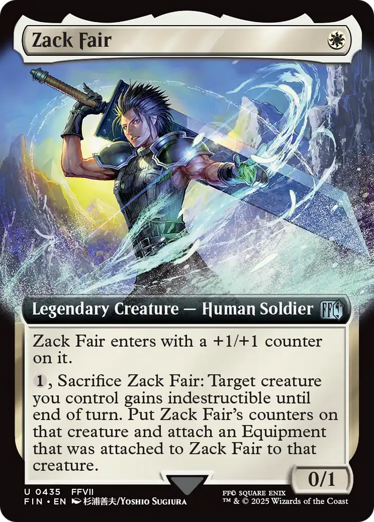 Zack Fair (Extended Art) [FINAL FANTASY] Foil
