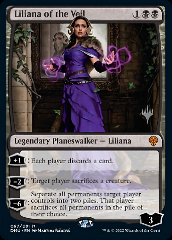 Liliana of the Veil (Promo Pack) [Dominaria United Promos] Foil