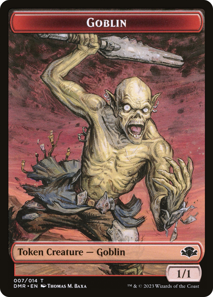 Goblin  [Dominaria Remastered Tokens] Foil