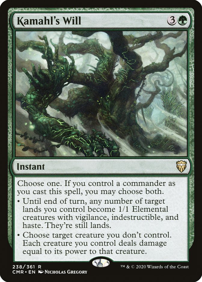 Kamahl's Will [Commander Legends] Foil