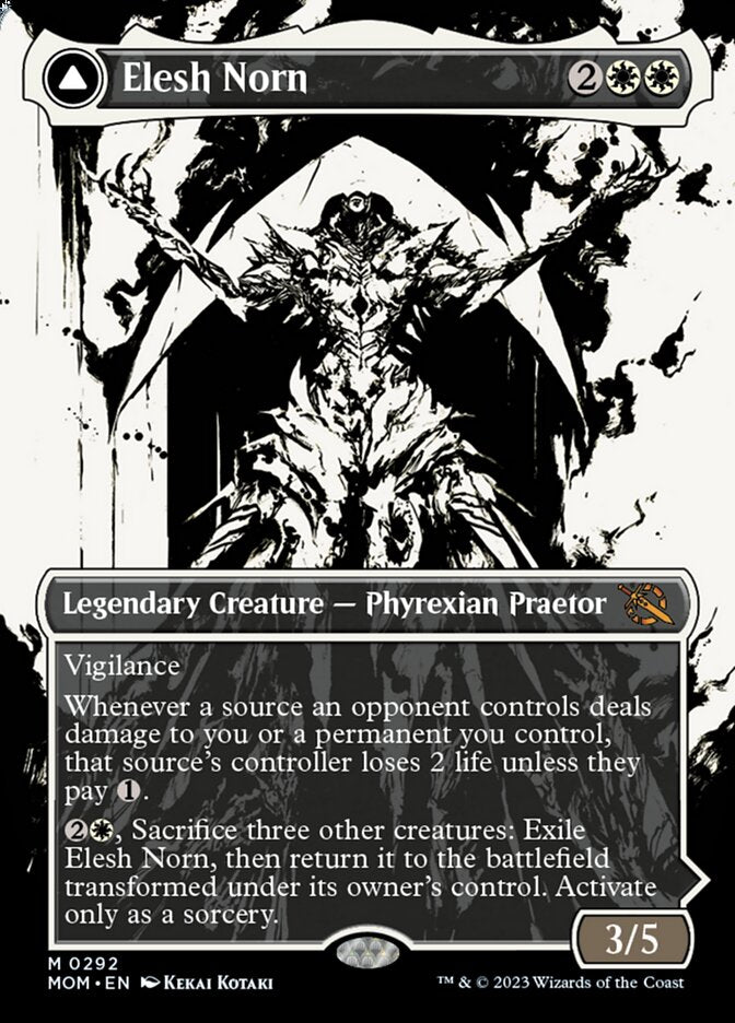 Elesh Norn // The Argent Etchings (Showcase Planar Booster Fun) [March of the Machine] Foil
