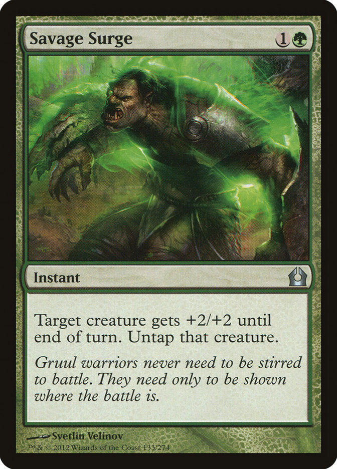 Savage Surge [Return to Ravnica] Foil