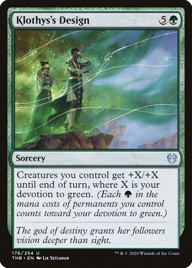 Klothys's Design [Theros Beyond Death] Foil