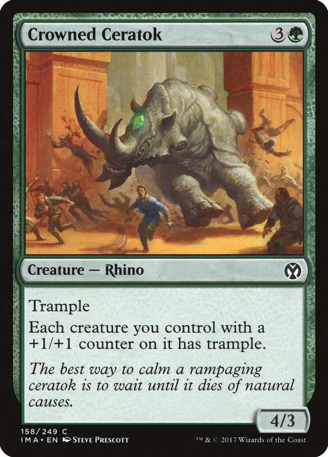 Crowned Ceratok [Iconic Masters] Foil