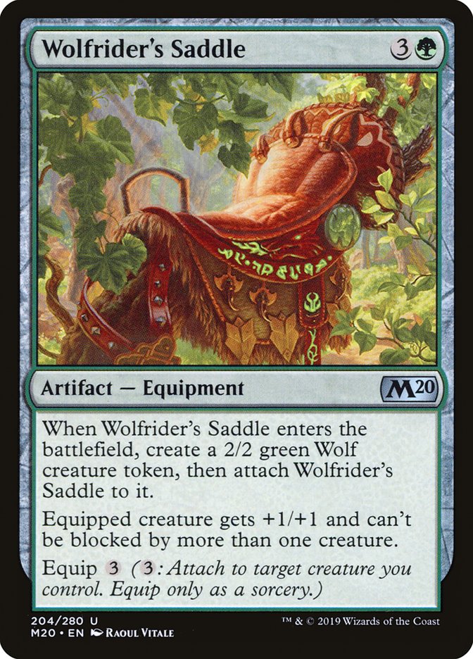 Wolfrider's Saddle [Core Set 2020] Foil