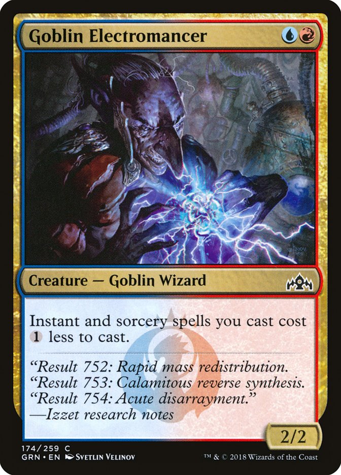 Goblin Electromancer [Guilds of Ravnica] Foil