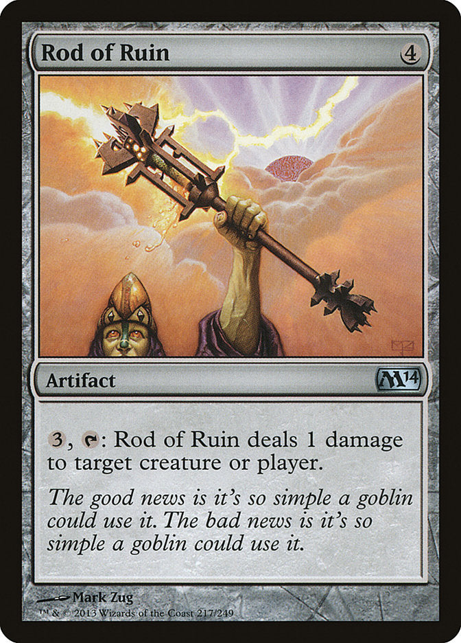 Rod of Ruin [Magic 2014] Foil