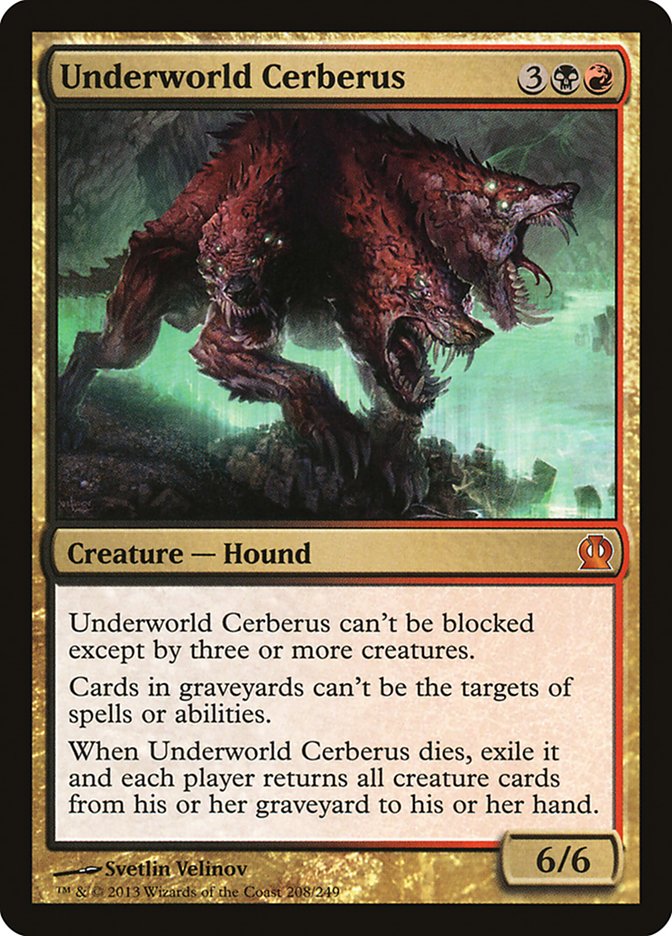 Underworld Cerberus [Theros] Foil