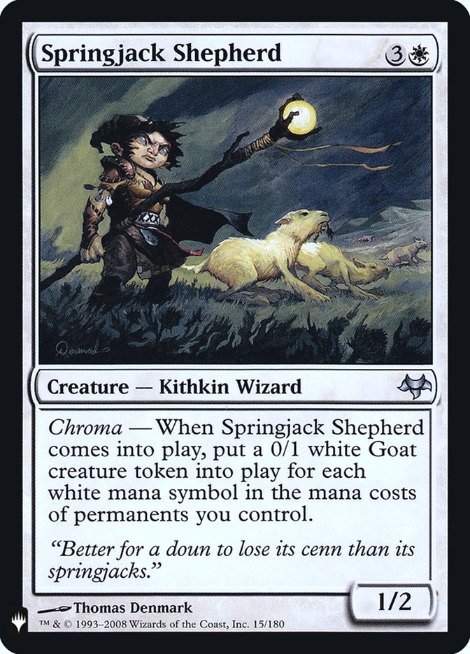 Springjack Shepherd [The List] Foil