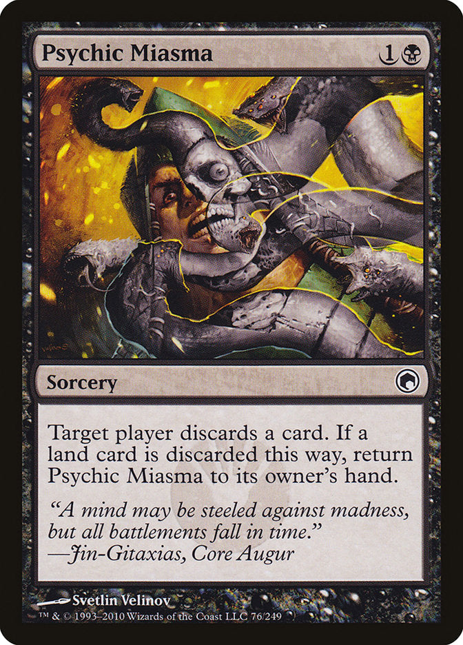 Psychic Miasma [Scars of Mirrodin] Foil