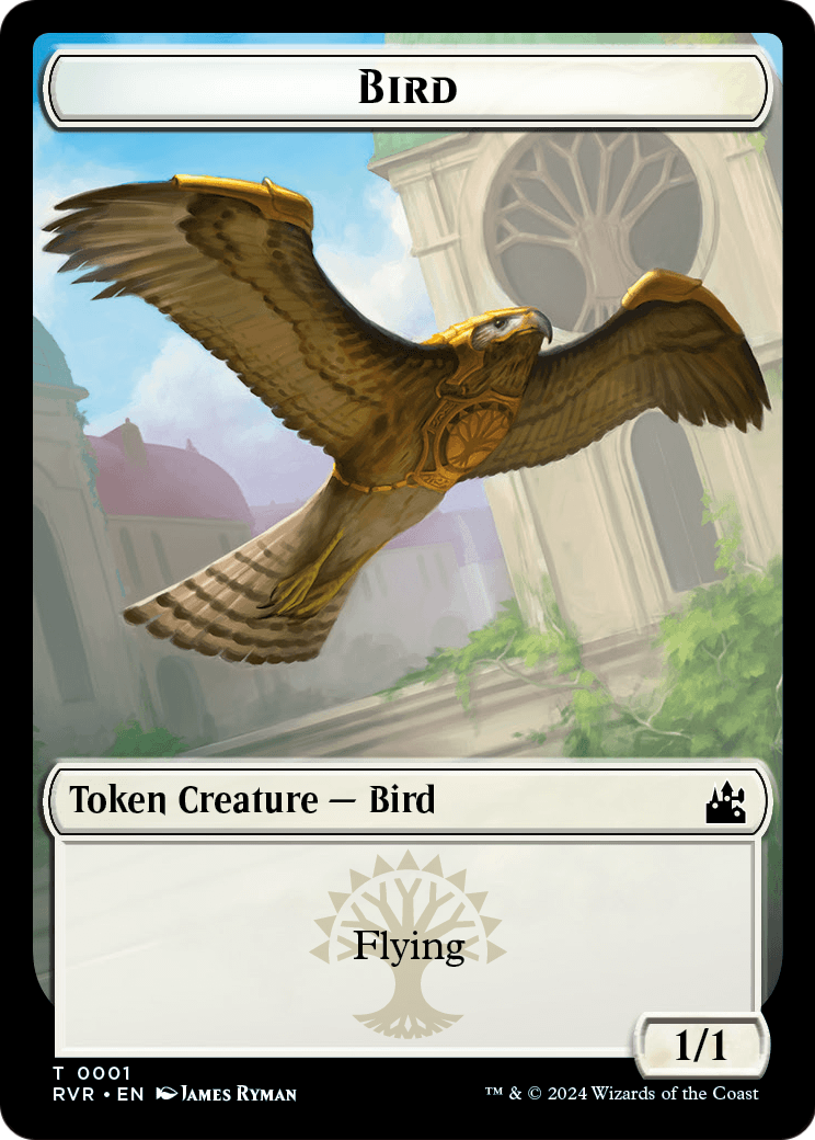 Bird  [Ravnica Remastered Tokens] Foil