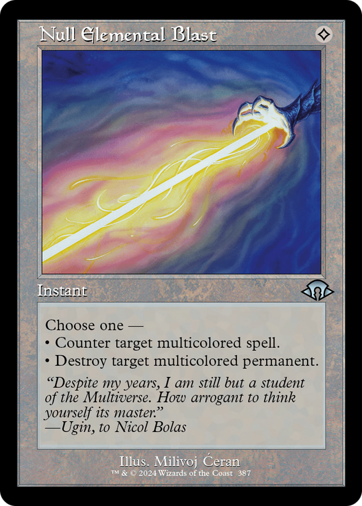 Null Elemental Blast (Retro) [Modern Horizons 3] Foil