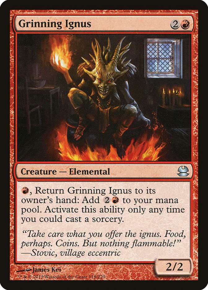Grinning Ignus [Modern Masters] Foil