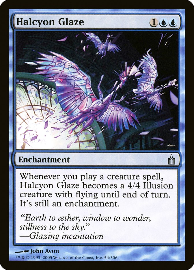 Halcyon Glaze [Ravnica: City of Guilds] Foil