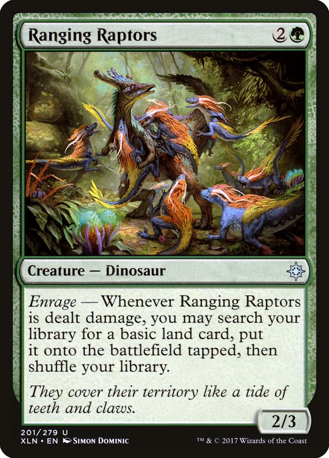 Ranging Raptors [Ixalan] Foil