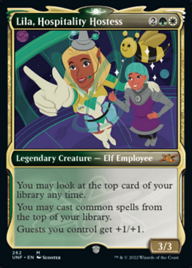 Lila, Hospitality Hostess (Showcase) [Unfinity] Foil