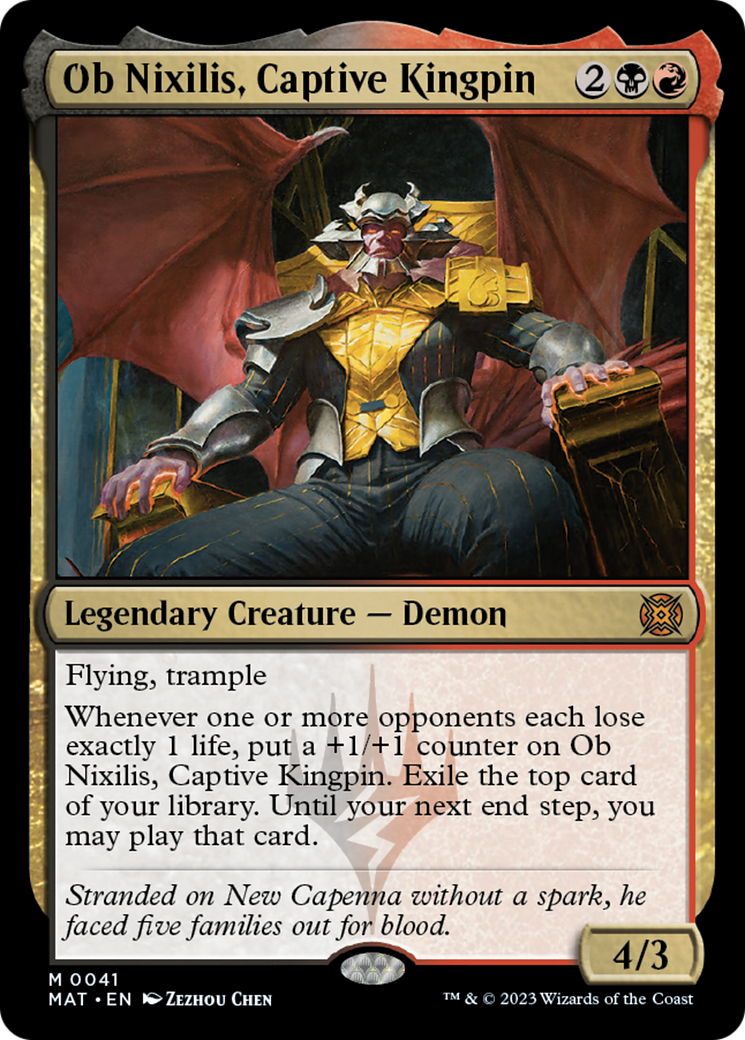 Ob Nixilis, Captive Kingpin [March of the Machine: The Aftermath] Foil