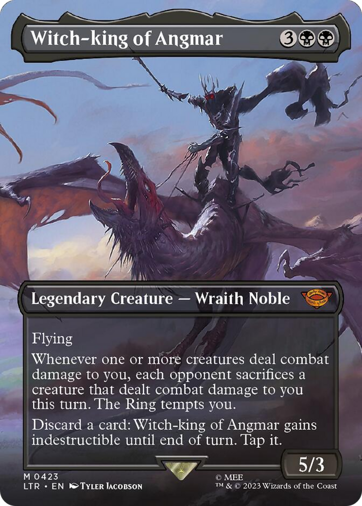 Witch-king of Angmar (Borderless Alternate Art) [The Lord of the Rings: Tales of Middle-Earth] Foil