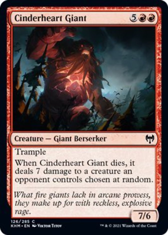 Cinderheart Giant [Kaldheim] Foil