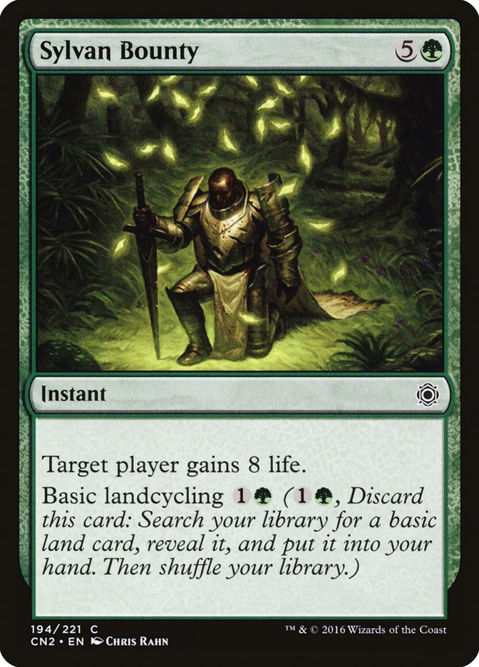 Sylvan Bounty [Conspiracy: Take the Crown] Foil