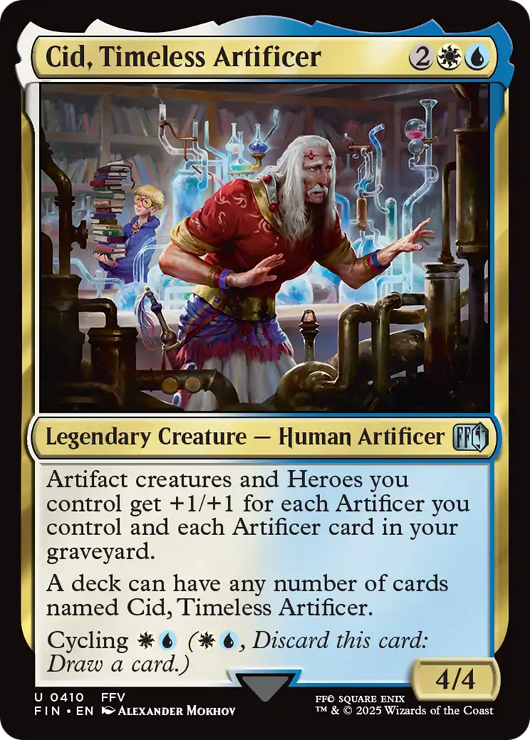 Cid, Timeless Artificer (0410) [FINAL FANTASY] Foil