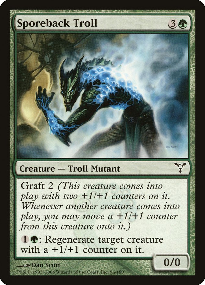 Sporeback Troll [Dissension] Foil