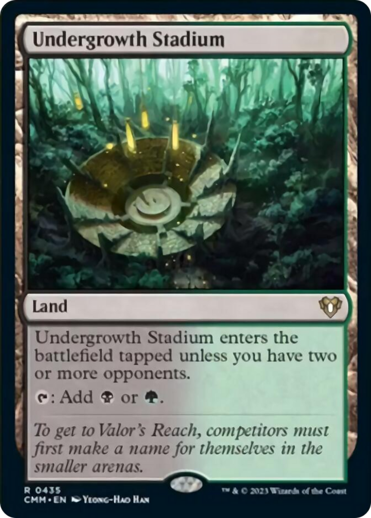 Undergrowth Stadium [Commander Masters] Foil