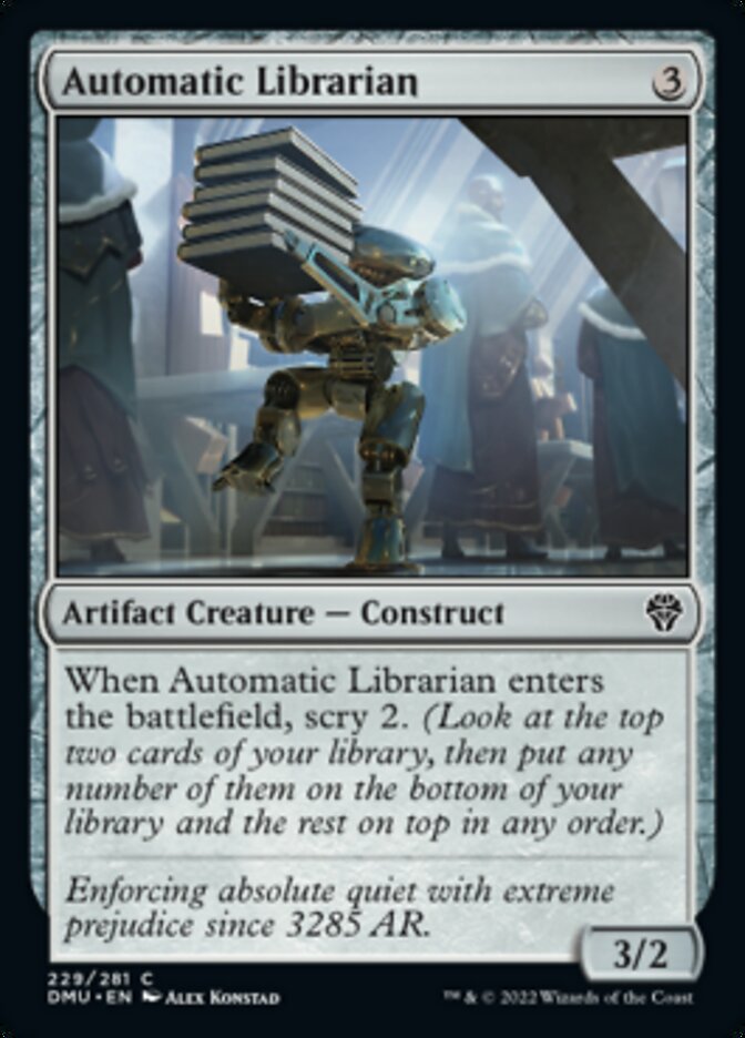 Automatic Librarian [Dominaria United] Foil