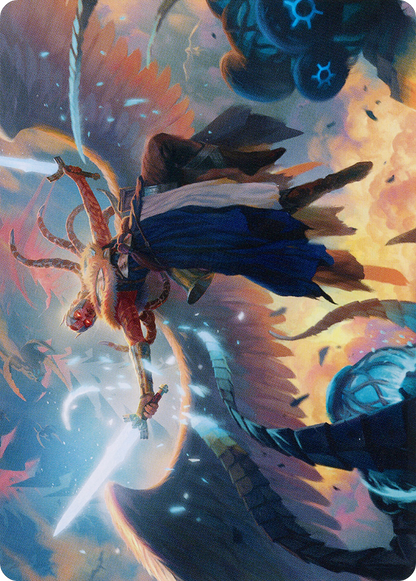 Boon-Bringer Valkyrie // Boon-Bringer Valkyrie  [March of the Machine Art Series] (Borderless) Foil