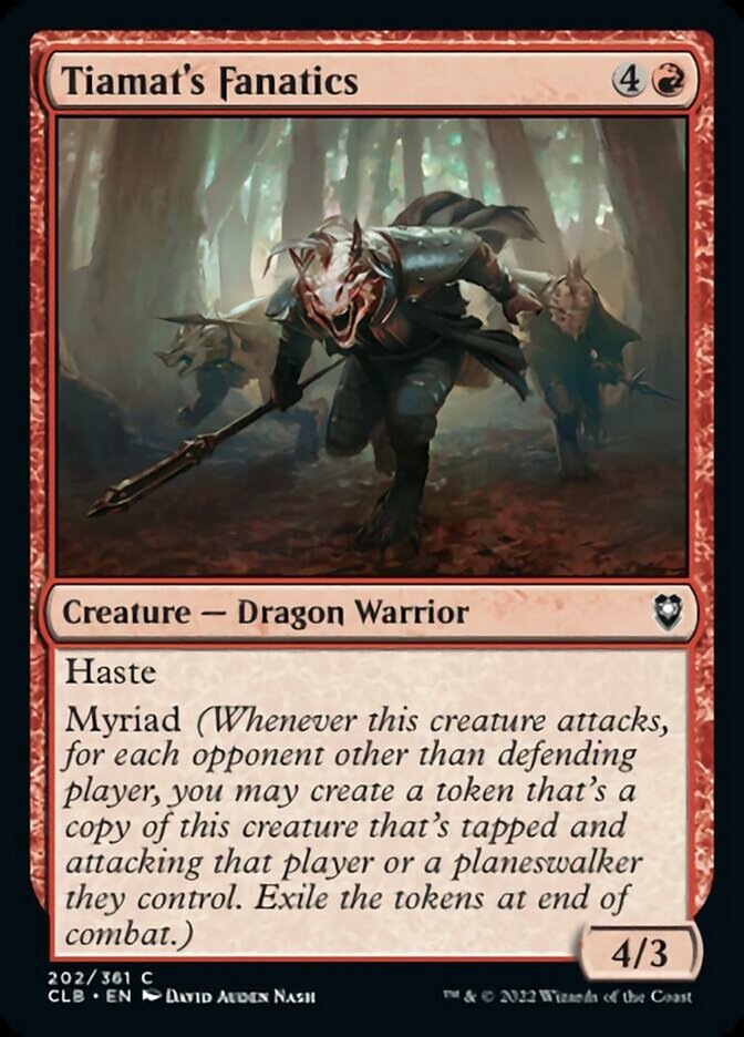 Tiamat's Fanatics [Commander Legends: Battle for Baldur's Gate] Foil