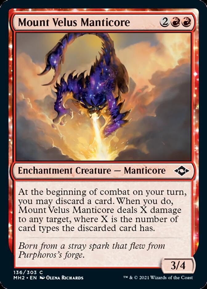 Mount Velus Manticore [Modern Horizons 2] Foil