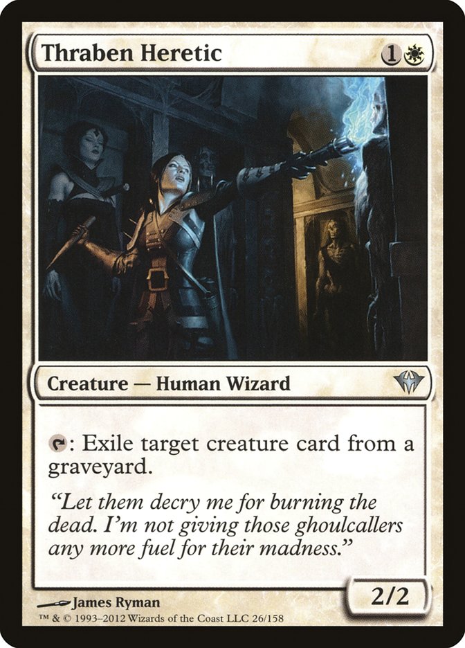 Thraben Heretic [Dark Ascension] Foil