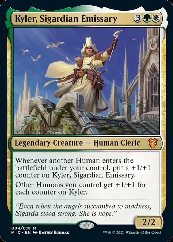 Kyler, Sigardian Emissary [Innistrad: Midnight Hunt Commander] Foil
