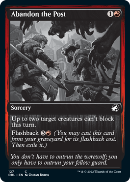 Abandon the Post [Innistrad: Double Feature] Foil