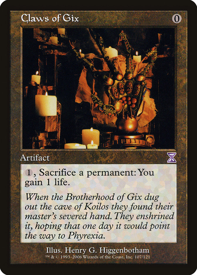 Claws of Gix [Time Spiral Timeshifted] Foil
