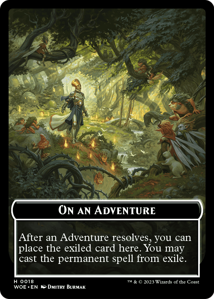 On an Adventure  [Wilds of Eldraine Tokens]