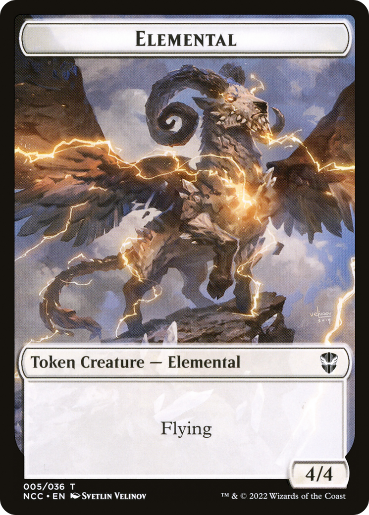 Elemental  [New Capenna Commander Tokens]