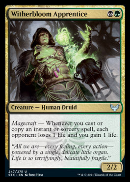 Witherbloom Apprentice [Strixhaven: School of Mages] Foil